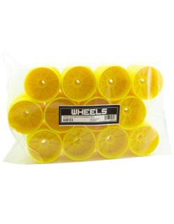 Procircuit Vortex Wheels V2 Yellow In Bulk (24Pcs) | Big Bang Hobbies