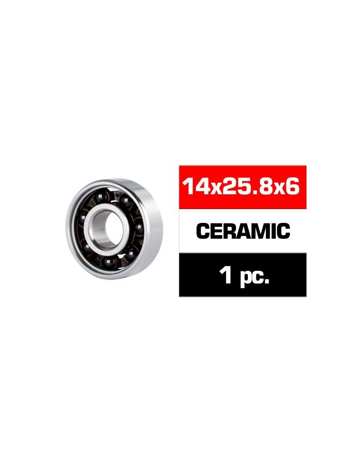 Roulement en céramique pour moteurs 14x25,8x6 UR - Big Bang Hobbies