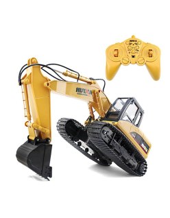 Huina 1550 1/14Th Scale Rc Excavator 2.4G 15Ch W/Die Cast Bucket | BBH