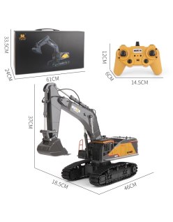 Huina 1/14Th Rc Excavator 2.4G 22Ch W/Die Cast Cab, Bucket | BBH