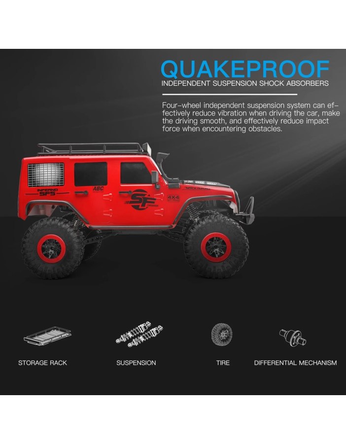 Coche Eléctrico Wltoys Crawler RC 1/10 RTR | Big Bang Hobbies