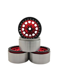 Llantas Crawler 1.9" Beadlock M105 - Rojo/Negro - Ruedas Crawler | BBH