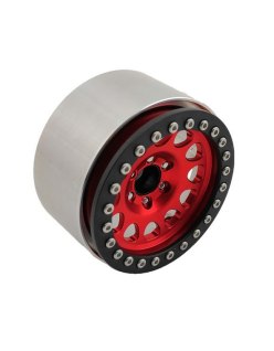 1.9" Aluminum Beadlock Crawler Wheels M105 Red/Black | BBH
