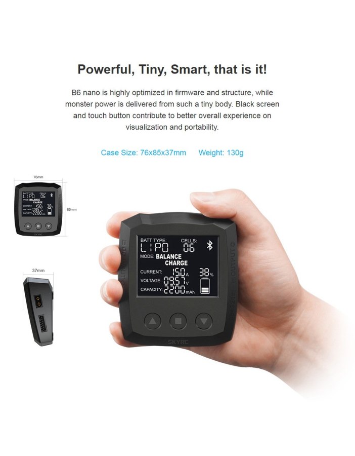 Chargeur Skyrc B6 Nano - 15A/320W - Chargeurs | 