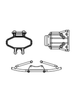 Front Bumper Set H9805 | Big Bang Hobbies