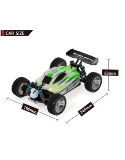 Coche Teledirigido Wltoys 70km/h con Batería Extra | Big Bang Hobbies