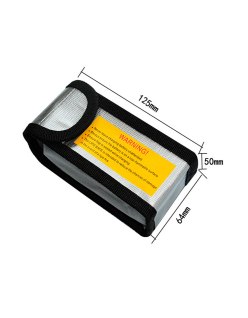 RCparts LiPo Safety Bag 64X50X125mm | Big Bang Hobbies