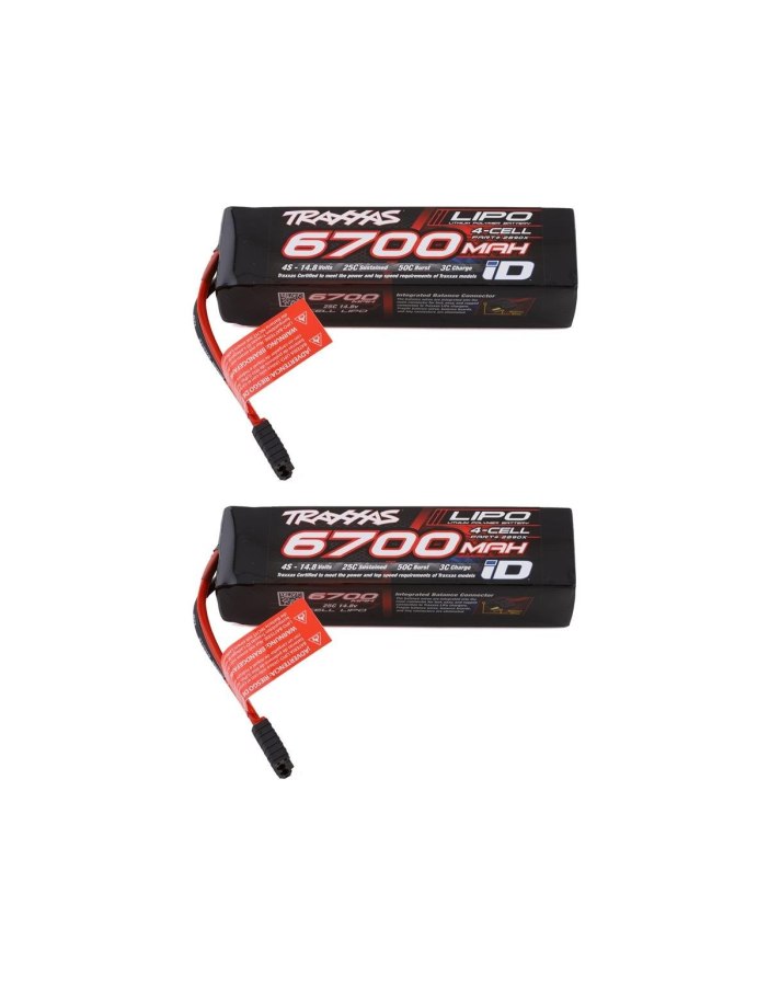 Traxxas EZ-Peak Charger Live Dual + 2X LiPo 14.8v 6700mAh | BBH