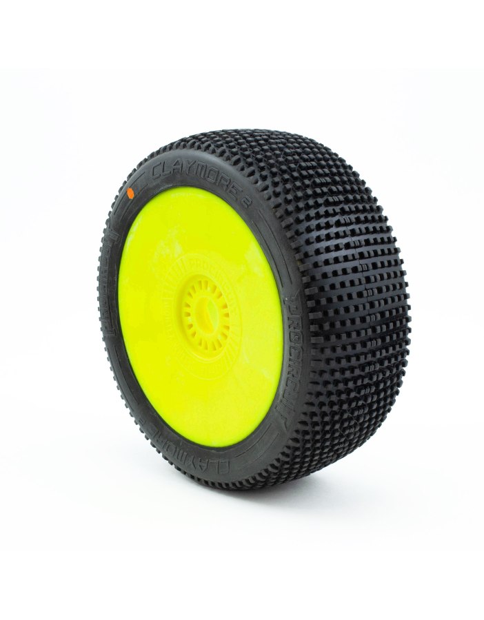 Procircuit Claymore V2 Pre-Mounted Yellow Wheel | Big Bang Hobbies