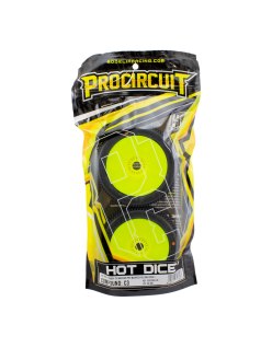 Procircuit Hot Dice V2 Pre-Mounted Yellow Wheel | Big Bang Hobbies