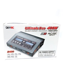 SkyRC D400 Charger - 400W 20A (Dark Grey) - Chargeurs | BBH