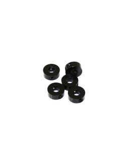 Ultimate Racing 4mm Aluminium Stopper Purple (5) | Big Bang Hobbies