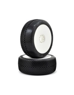 AKA Gridiron II 1/8 Buggy Pre-Mounted Tires(White) | Big Bang Hobbies