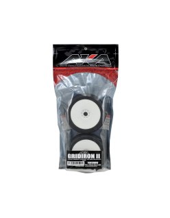 AKA Gridiron II 1/8 Buggy Pre-Mounted Tires(White) | Big Bang Hobbies