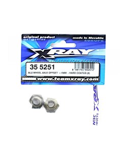 Hexagones +1 mm à revêtement dur - Remplacement XRAY XB8 | Big Bang Hobbies