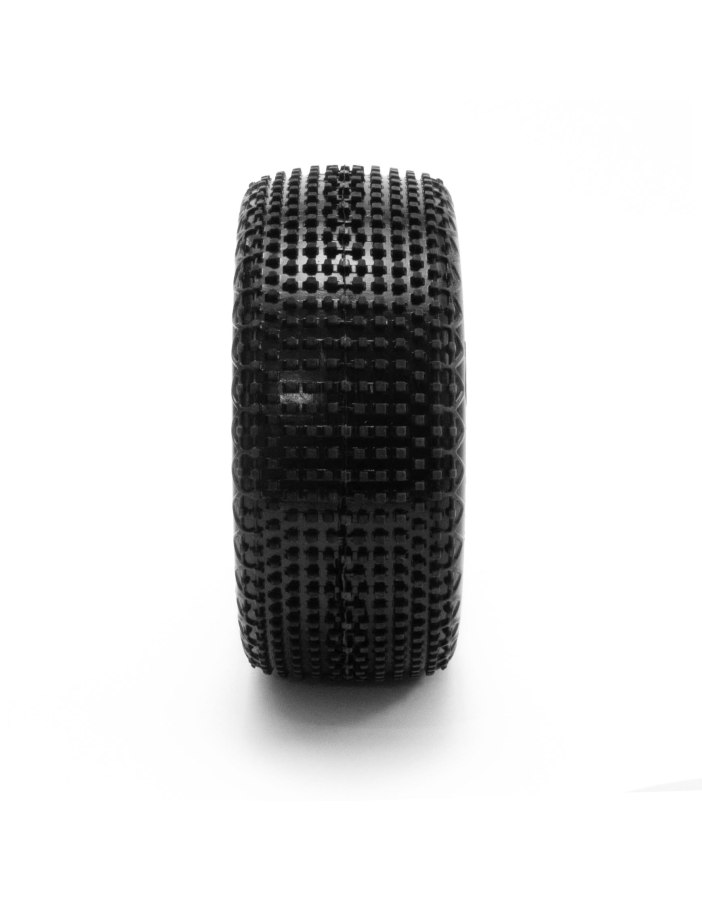 Pneus RC 6mik Rapid collés sur jante jaune |