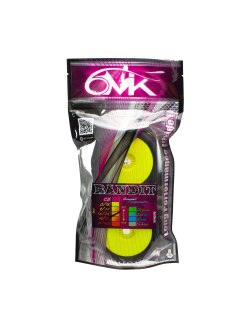 6mik Bandit 1/8 Buggy Pre-Mounted Tires (Yellow) | Big Bang Hobbies