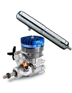 OS MAX-105Hz-R 2St Glow + Power BOOSt 105 Silencer | Big Bang Hobbies