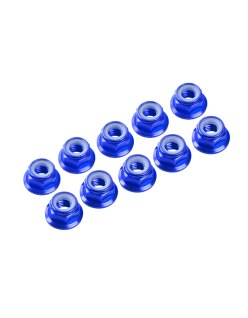 Tuercas Autoblocantes Aluminio M4 Flanged | Big Bang Hobbies