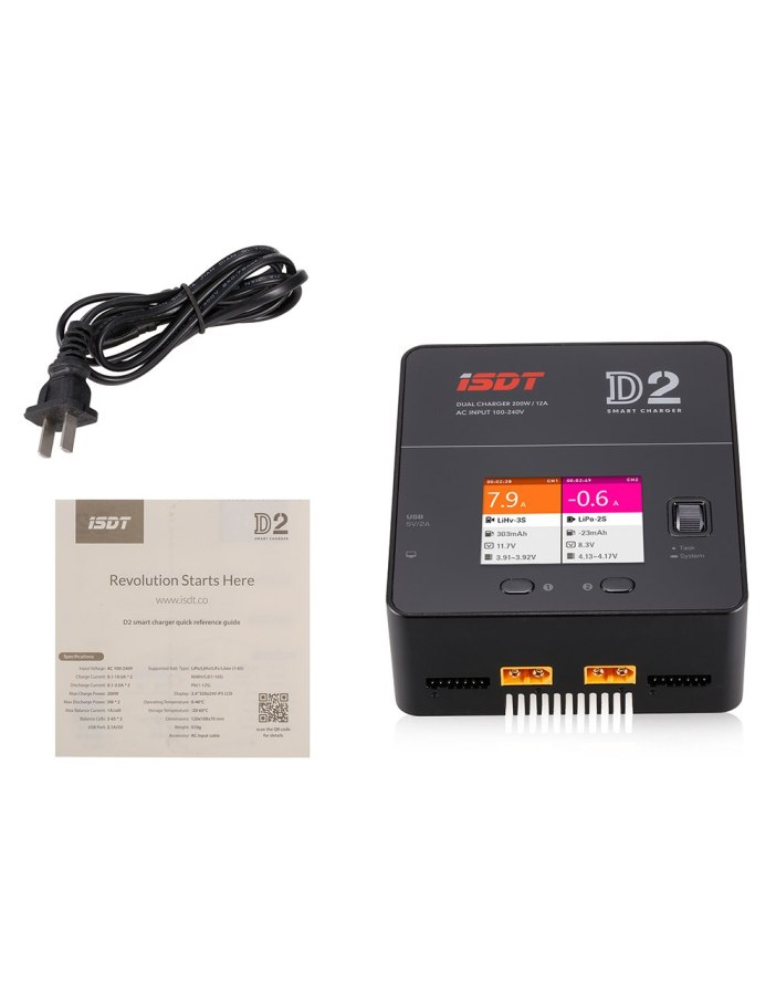 ISDT D2 Mark 2 | Intelligent Dual Charger | Big Bang Hobbies