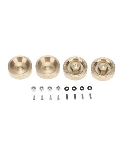 Axial SCX24 6mm Brass Wheel Weight With Hex Adaptor (4Pcs)