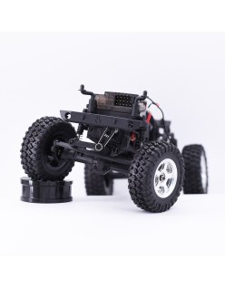 Servo Horn Aluminio 24T Axial SCX24 Servo Original Negro (1)