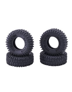 Axial SCX24 1.0" B Style Micro Tires With Foams (4Pcs)