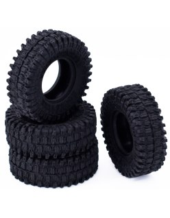 Axial SCX24 1.0" B Style Micro Tires With Foams (4Pcs)