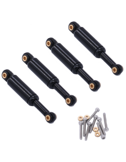 Amortiguadores Axial SCX24 Negro (4)