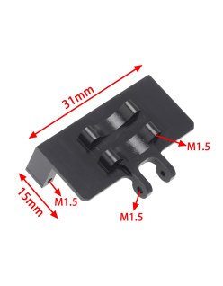 Soporte Servo Axial SCX24 (Valido Emax ES08MA)