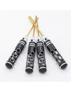 Axial SCX24 Hss Honey Comb Wrench Tool Hex 0.05''/1.3/1.5mm, Socket 4.0mm (4Pcs)