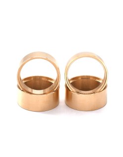 Axial SCX24 Brass Rings Wheel Weights (4Pcs)