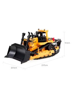 Huina 1700 1:50 Scale All-Metal Bulldozer Static | Big Bang Hobbies