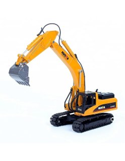 Huina 1710 1:50 Scale Alloy Excavator Static | Big Bang Hobbies
