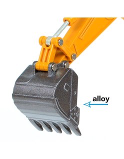 Huina 1710 1:50 Scale Alloy Excavator Static | Big Bang Hobbies
