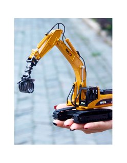 Excavadora de Juguete con Pinza Huina | Big Bang Hobbies