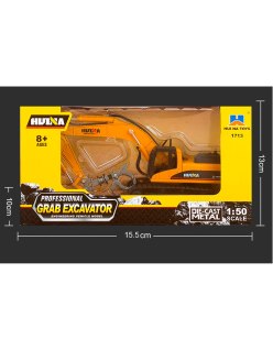 Excavadora de Juguete con Pinza Huina | Big Bang Hobbies