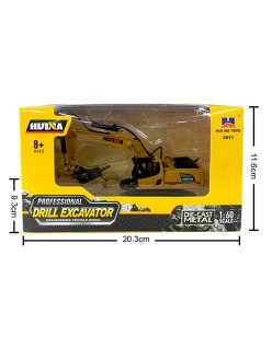 Huina 1811 1:60 Scale Alloy Drill Static | Big Bang Hobbies