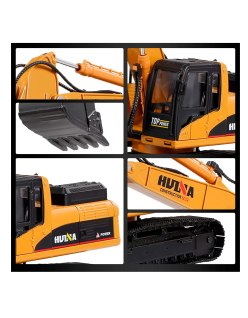 Huina 1910 1:40 Scale Alloy Excavator Static | Big Bang Hobbies