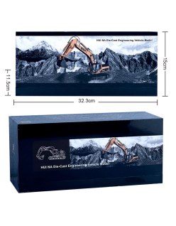 Huina 1910-2 1:40 Scale Metal Excavator | Big Bang Hobbies