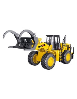 Bulldozer Juguete con Pinza Amarillo | Big Bang Hobbies