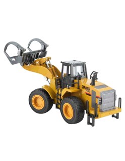 Bulldozer Juguete con Pinza Amarillo | Big Bang Hobbies