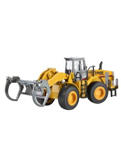 Bulldozer Juguete con Pinza Amarillo | Big Bang Hobbies
