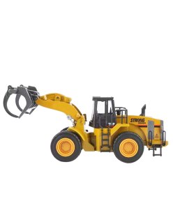 Bulldozer Juguete con Pinza Amarillo | Big Bang Hobbies