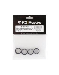 Mayako MX8 Plastic Bearing Bushings, 2Pcs 18mm And 2Pcs 19mm  | Big Bang Hobbies