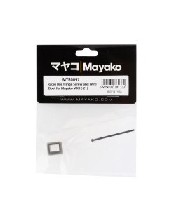 Mayako MX8 Radio Box Hinge Screw And Wire Boot  | Big Bang Hobbies
