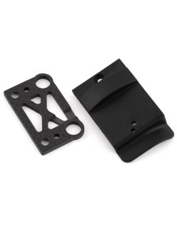 Mayako MX8 Centre Diff Mount Plastic Cover And Carbon Fibre Plate  | Big Bang Hobbies