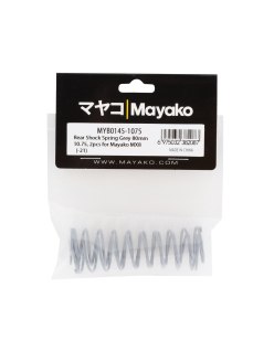 Mayako Rear Shock Spring Set (Grey) (2) (10.75lb) (80mm) | Big Bang Hobbies