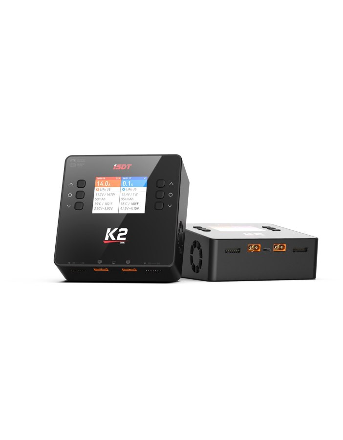 ISDT K2 Air Dual Charger AC200W / DC500W 12A x2