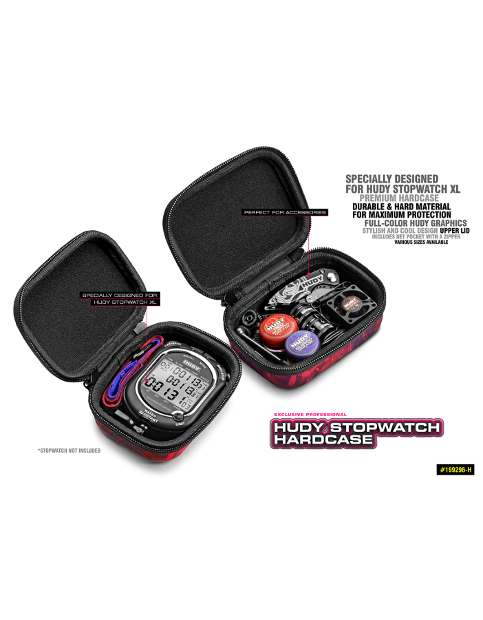 Estuche Duro Hudy 120x85x46mm | Big Bang Hobbies